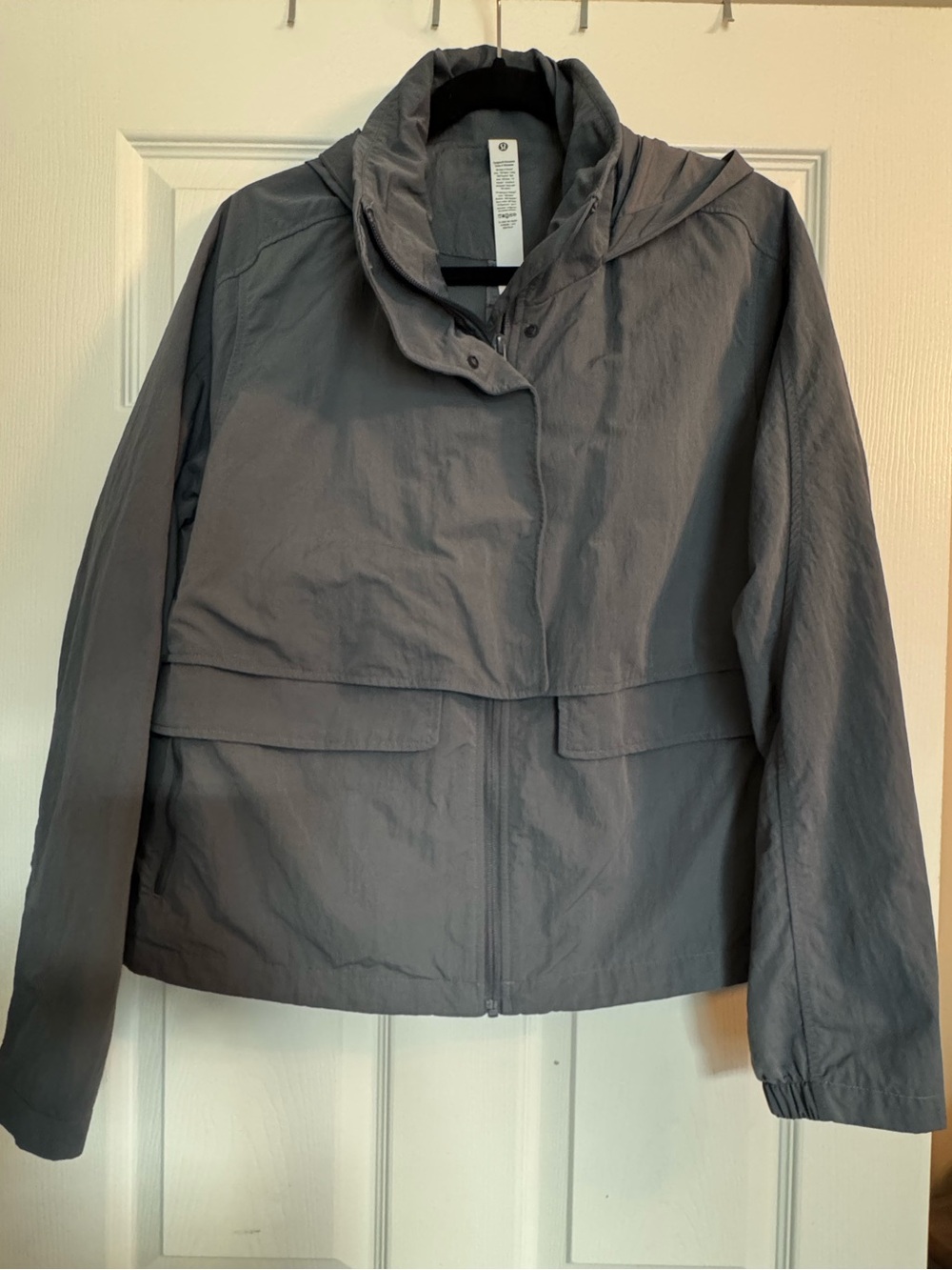 lululemon athletica Women's Hooded Utility Jacket - Gray/Blue